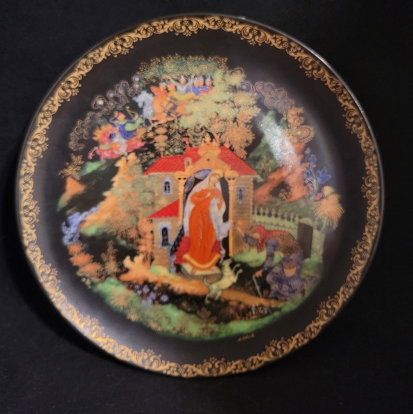 Vintage Lukomorya Russian Legends Bradford Exchange 1988 Plate #60-V25-1.2 - Picture 2 of 8